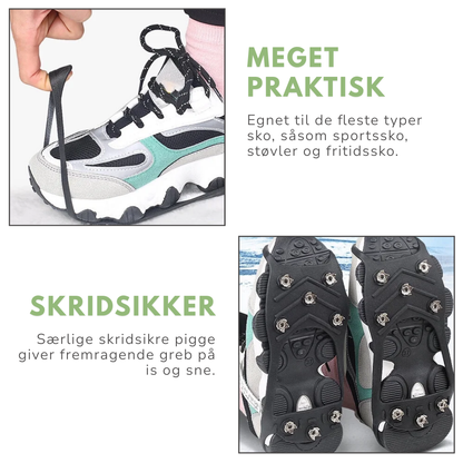Anti-Slip Sko Pigge – 8 Tænder – Is & Sne Greb