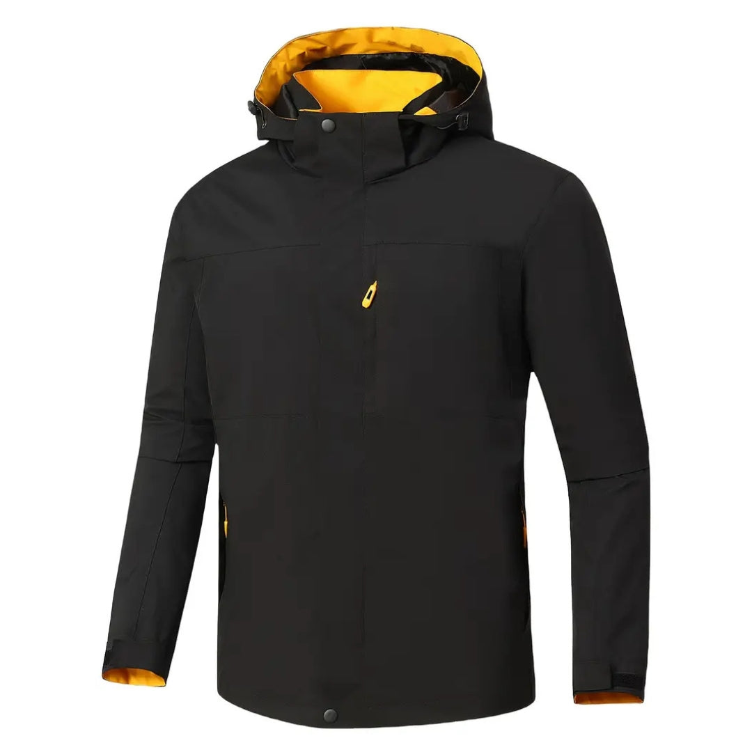 Herrejakke – Vandtæt – Med Hætte – Efterår