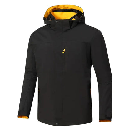 Herrejakke – Vandtæt – Med Hætte – Efterår