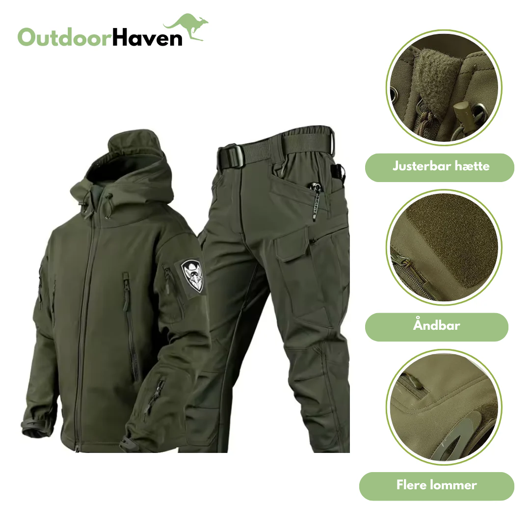 Militærtaktisk sæt – Jakke & Bukser – Softshell