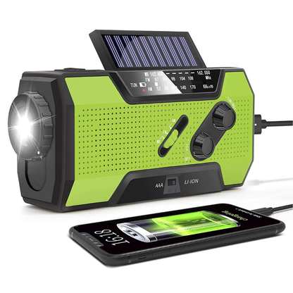 Nødradio – Alt-i-én & Solenergi – 4000mAh Batteri