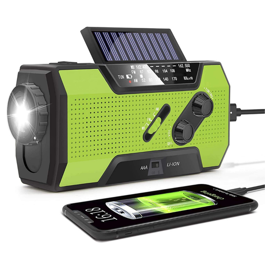Nødradio – Alt-i-én & Solenergi – 4000mAh Batteri