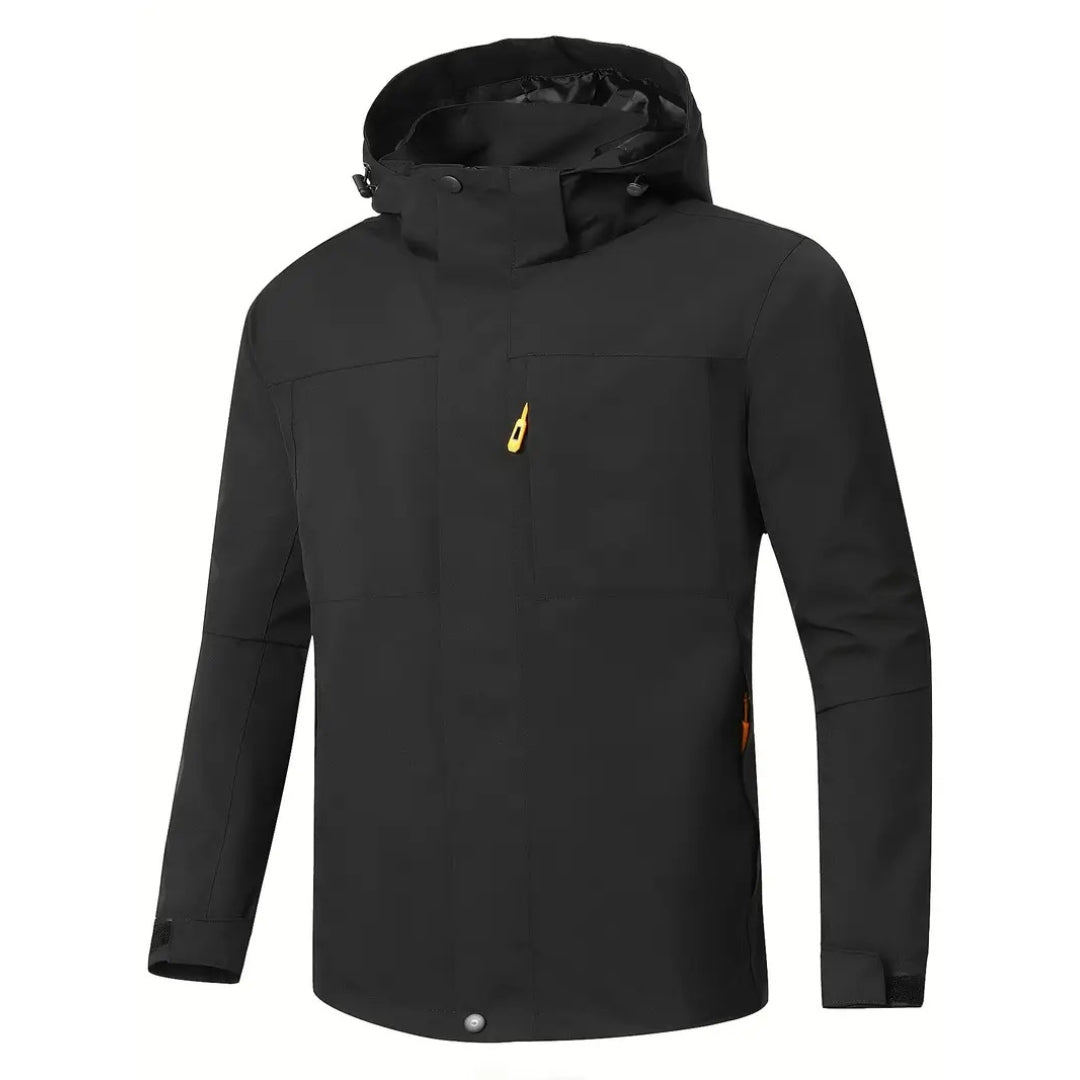 Herrejakke – Vandtæt – Med Hætte – Efterår