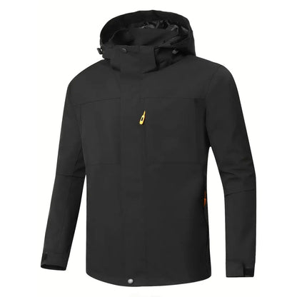 Herrejakke – Vandtæt – Med Hætte – Efterår