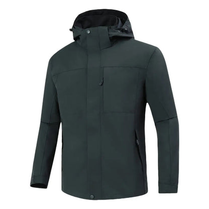Herrejakke – Vandtæt – Med Hætte – Efterår