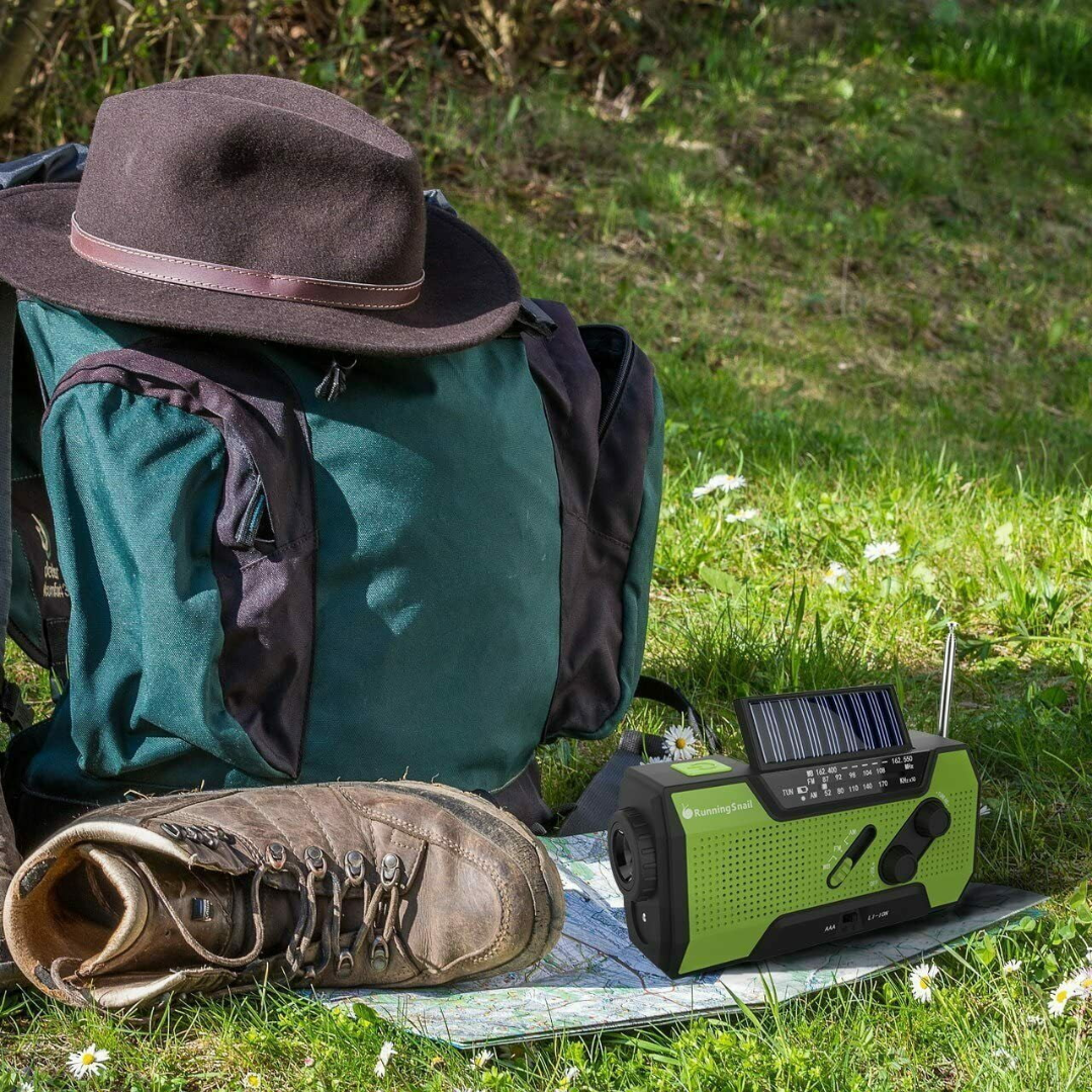 Nødradio – Alt-i-én & Solenergi – 4000mAh Batteri