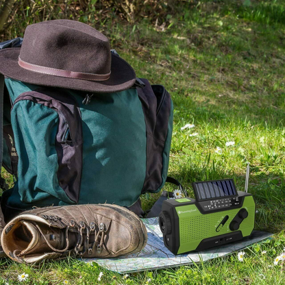 Nødradio – Alt-i-én & Solenergi – 4000mAh Batteri