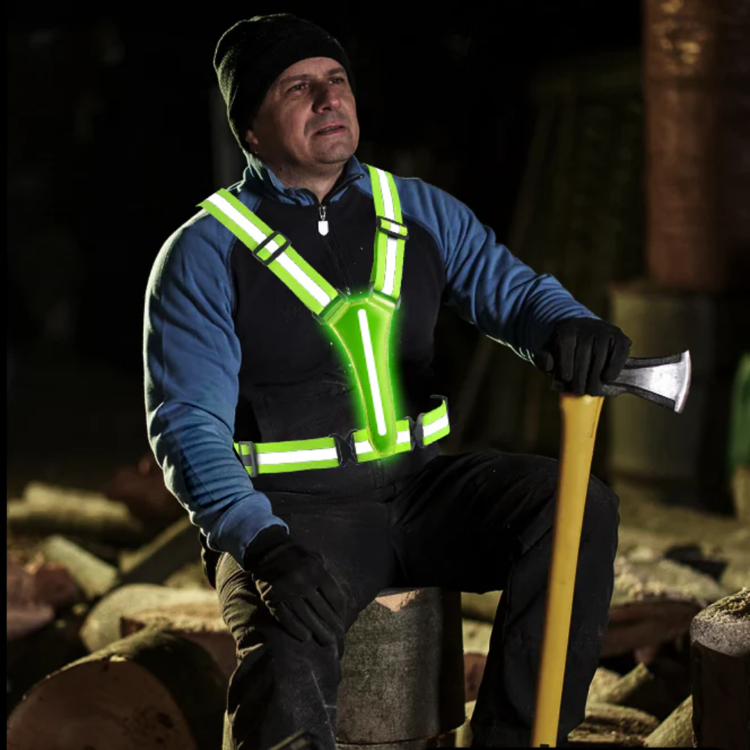 LED Sikkerhedsvest – Reflekterende – Løbevest