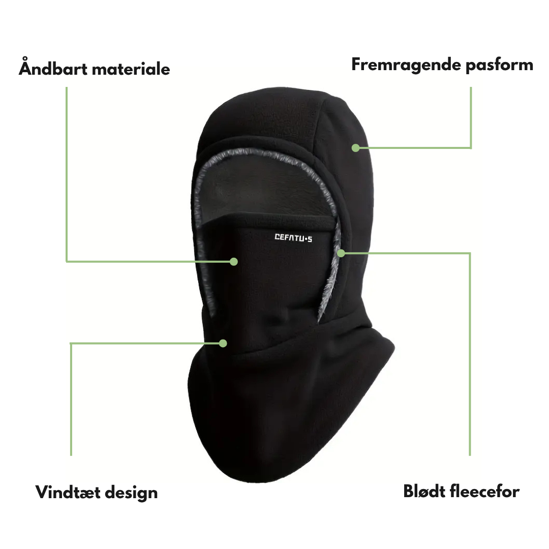 Vinter Balaclava – Fleece Maske – Vindtæt