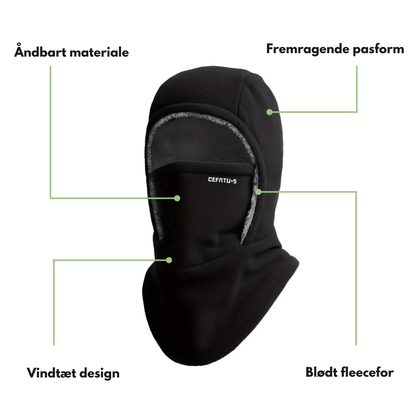 Vinter Balaclava – Fleece Maske – Vindtæt