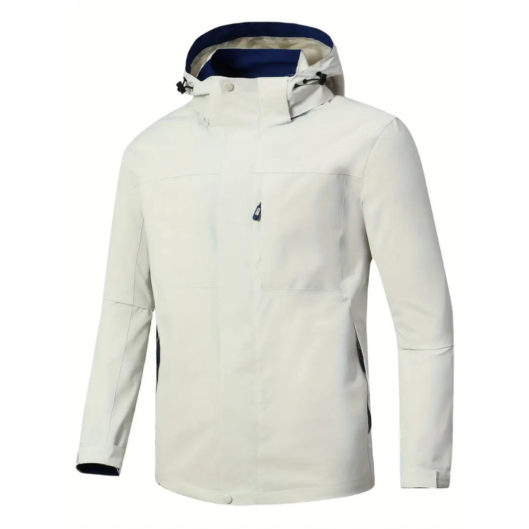 Herrejakke – Vandtæt – Med Hætte – Efterår