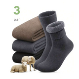 3 par (sort + brun + grå)