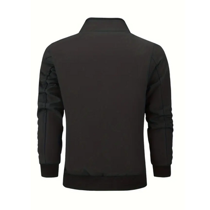 Herre Fleecejakke – Ståkrave – Varm & Komfortabel