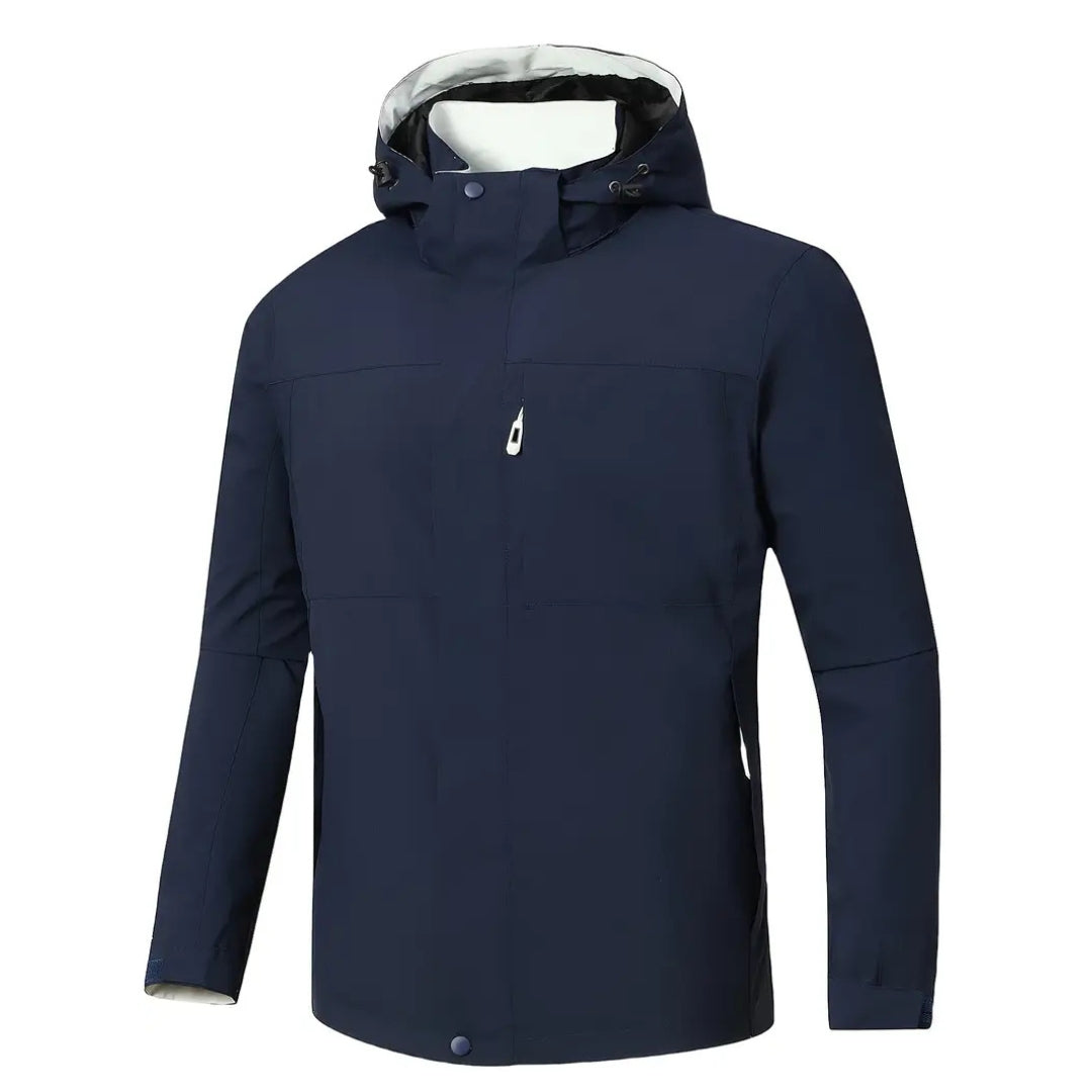 Herrejakke – Vandtæt – Med Hætte – Efterår