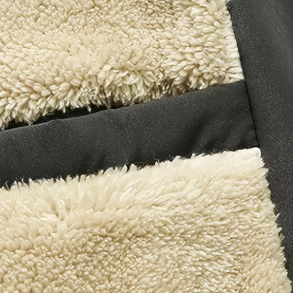 Herre Fleecejakke – Ståkrave – Varm & Komfortabel