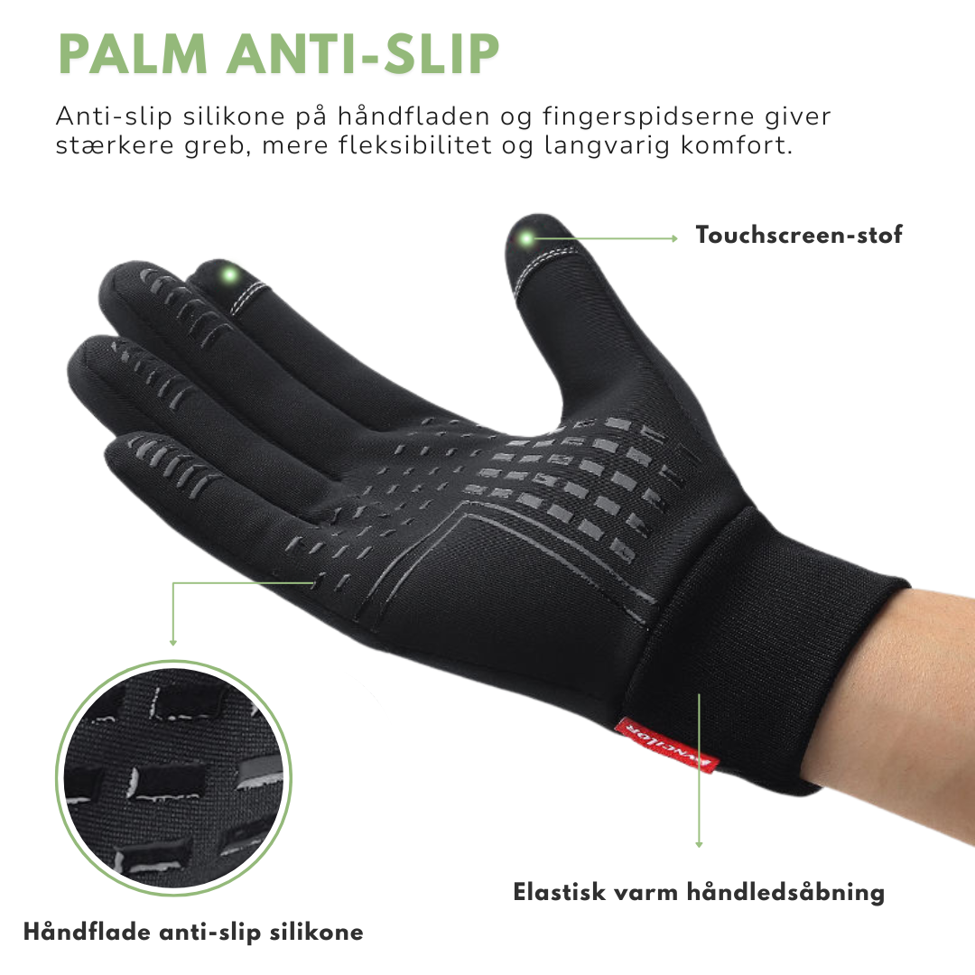 Herre Vinterhandsker – Fleeceforet – Touchscreen