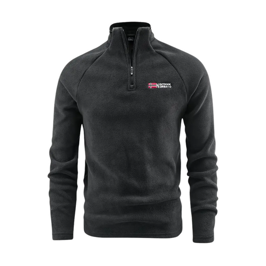 Termisk Fleece Vest til Herrer – Half-Zip & Åndbar – Vinter