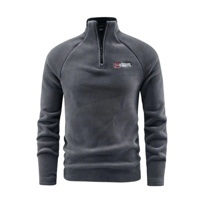 Termisk Fleece Vest til Herrer – Half-Zip & Åndbar – Vinter