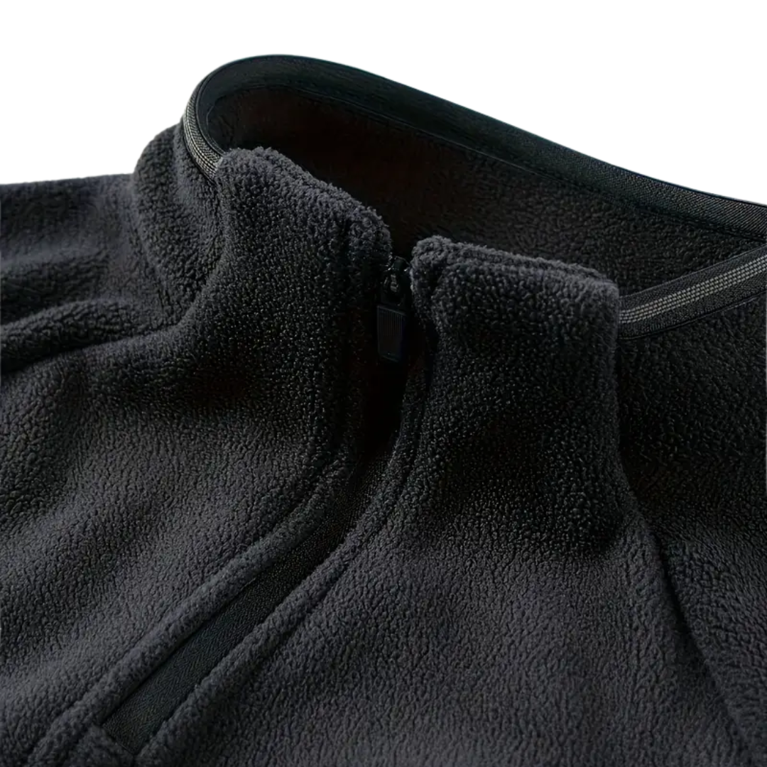 Termisk Fleece Vest til Herrer – Half-Zip & Åndbar – Vinter