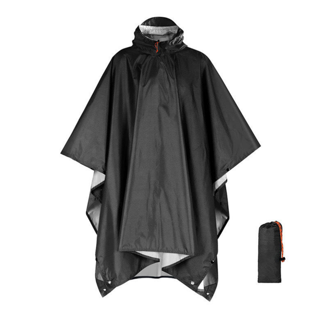 Letvægts Regnponcho – Vandtæt, Åndbar & Multifunktionel