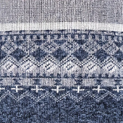 Herre Sweatshirt – Strikket – Geometrisk Mønster