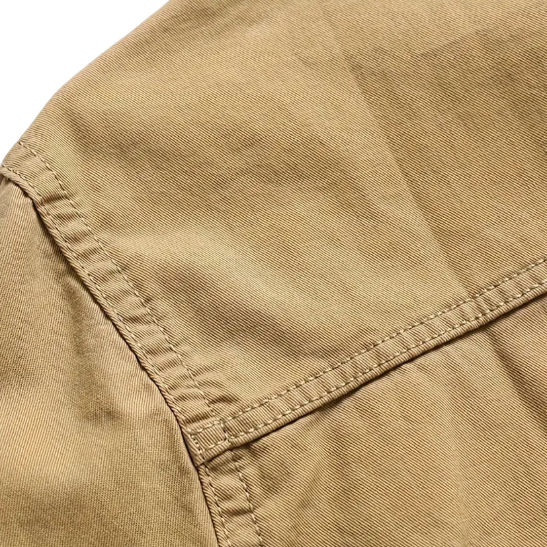 Herre Klassisk Outdoor Skjorte - 100% Bomuld & Multi-Lomme Design