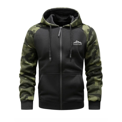 Herre Camo Fleece Hoodie – Varm & Komfortabel – Vinter & Efterår