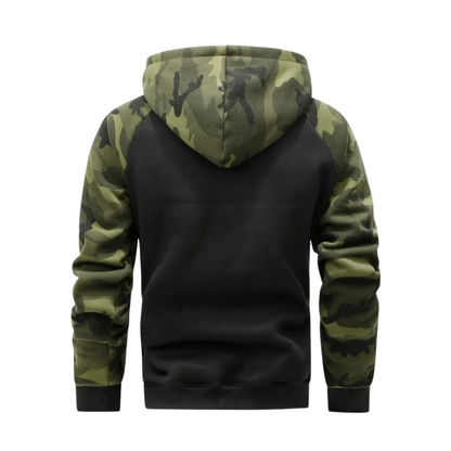 Herre Camo Fleece Hoodie – Varm & Komfortabel – Vinter & Efterår