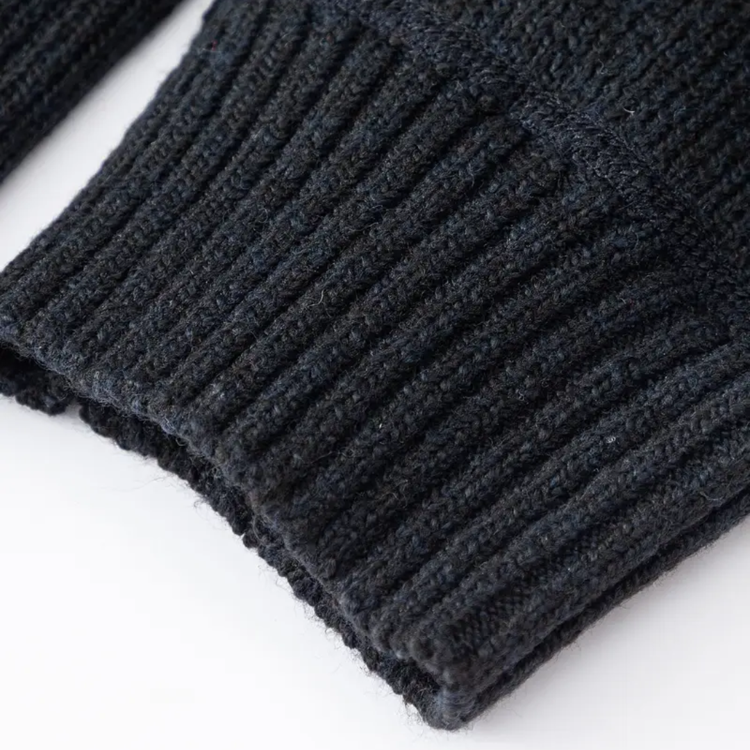 Herre Hoodie Trøje – Tykt Fløjl – Geometrisk Mønster