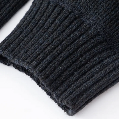 Herre Hoodie Trøje – Tykt Fløjl – Geometrisk Mønster