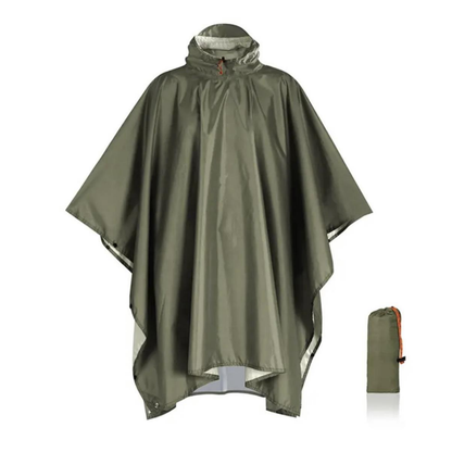 Letvægts Regnponcho – Vandtæt, Åndbar & Multifunktionel