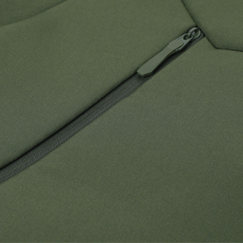 Softshell jakke herre i gul set bagfra