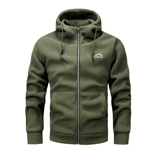 Herre Fleece Vest med Lynlås – Komfortabel & Åndbar – Vinter & Efterår