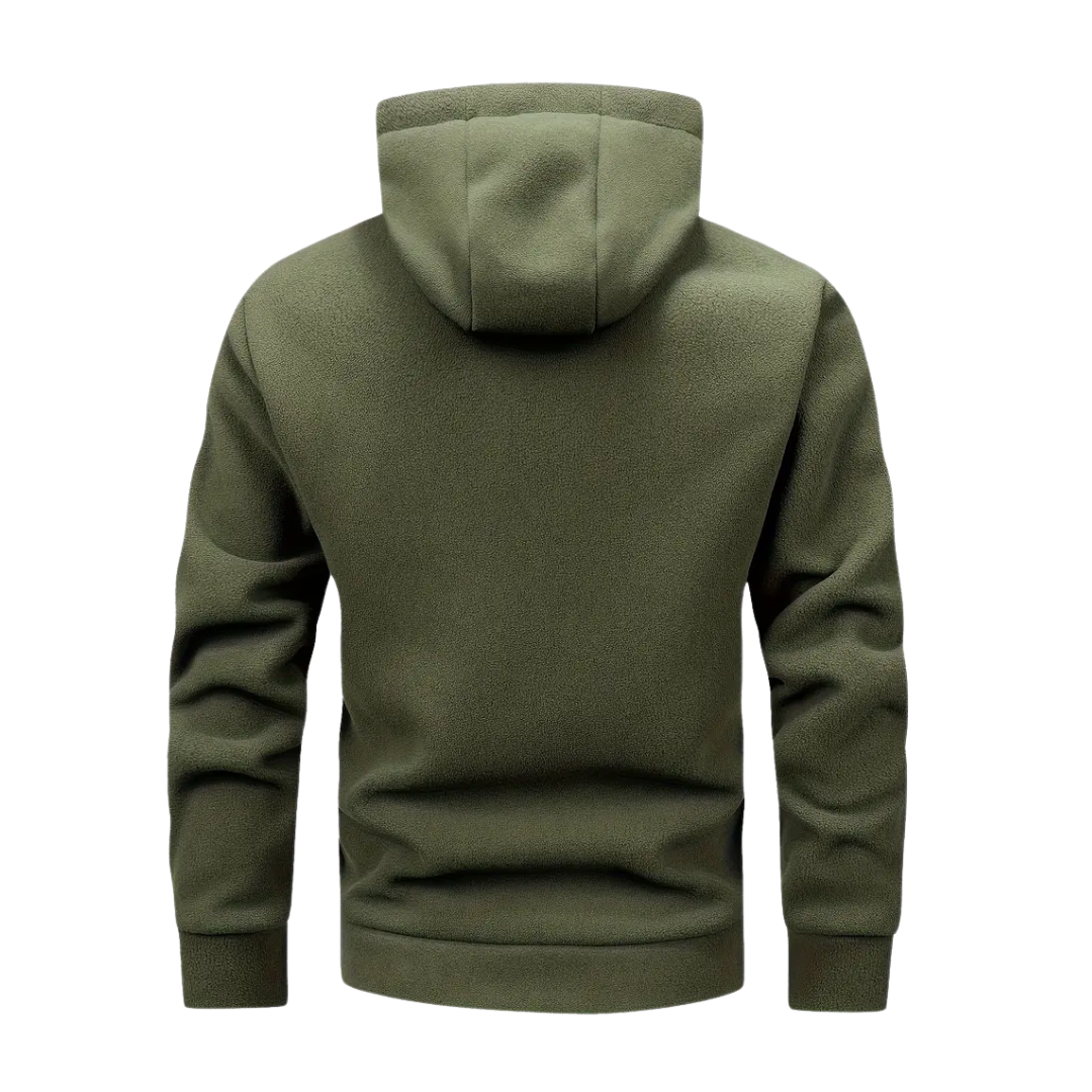 Herre Fleece Vest med Lynlås – Komfortabel & Åndbar – Vinter & Efterår