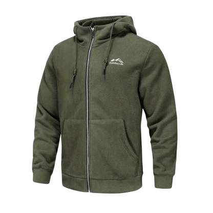 Herre Fleece Vest med Lynlås – Komfortabel & Åndbar – Vinter & Efterår