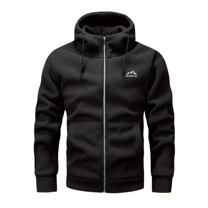 Herre Fleece Vest med Lynlås – Komfortabel & Åndbar – Vinter & Efterår