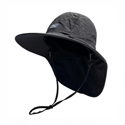 Unisex Solhat – Bred Skygge – Med Nakkebeskyttelse