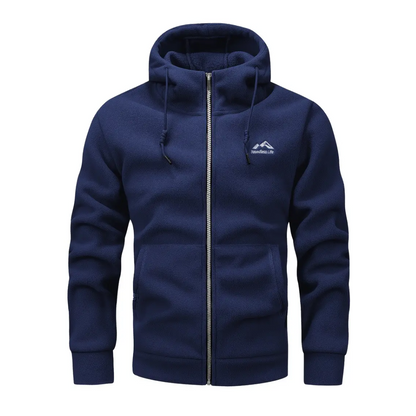 Herre Fleece Vest med Lynlås – Komfortabel & Åndbar – Vinter & Efterår