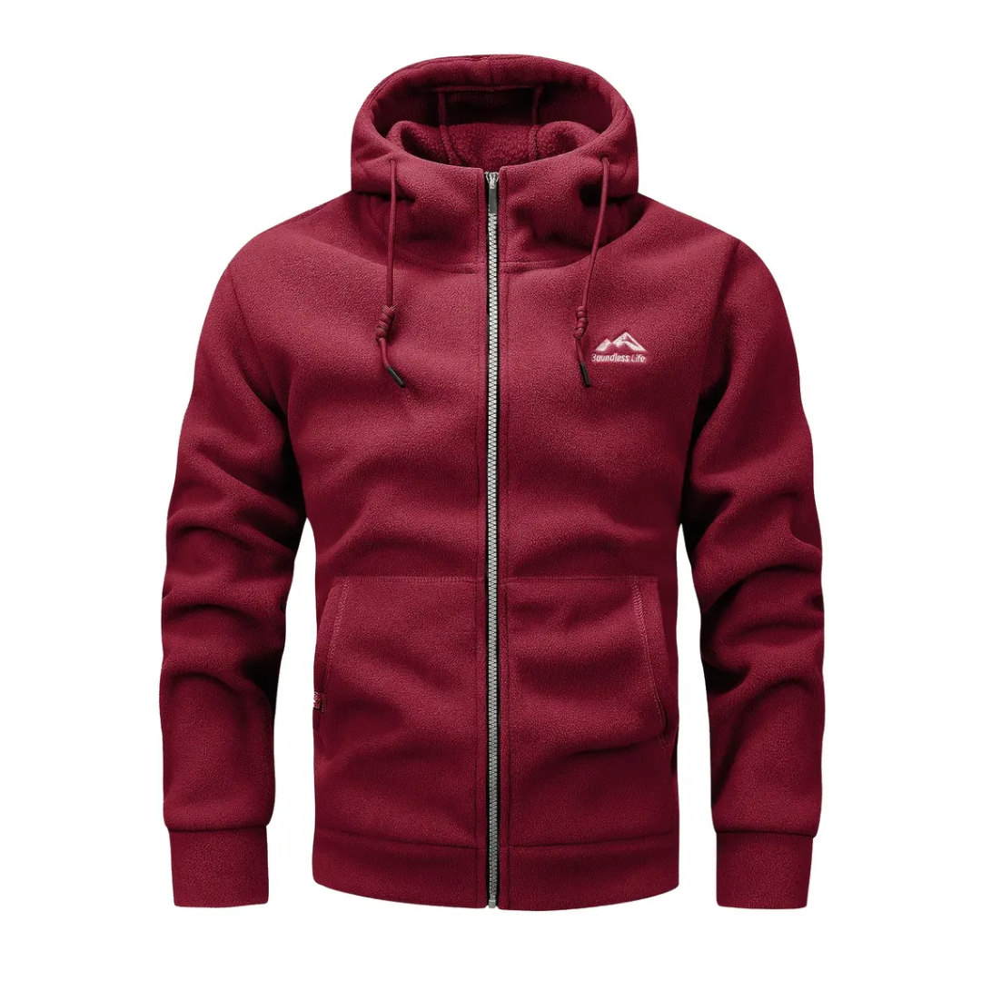 Herre Fleece Vest med Lynlås – Komfortabel & Åndbar – Vinter & Efterår