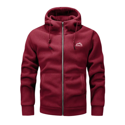 Herre Fleece Vest med Lynlås – Komfortabel & Åndbar – Vinter & Efterår