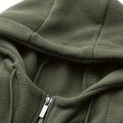Herre Fleece Vest med Lynlås – Komfortabel & Åndbar – Vinter & Efterår