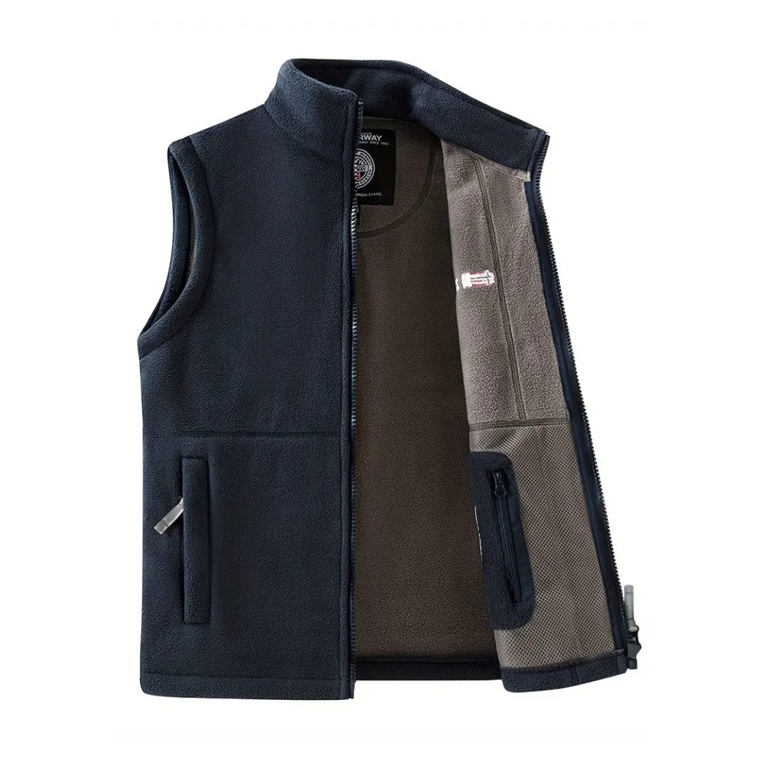 Herre Fleece Outdoor Bodywarmer – Foret – Efterår/Vinter