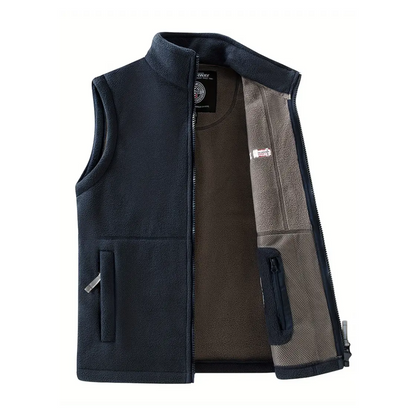 Herre Fleece Outdoor Bodywarmer – Foret – Efterår/Vinter