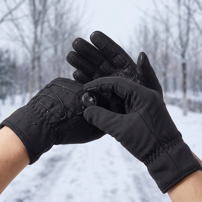 Cykelhandsker vinter set bagfra