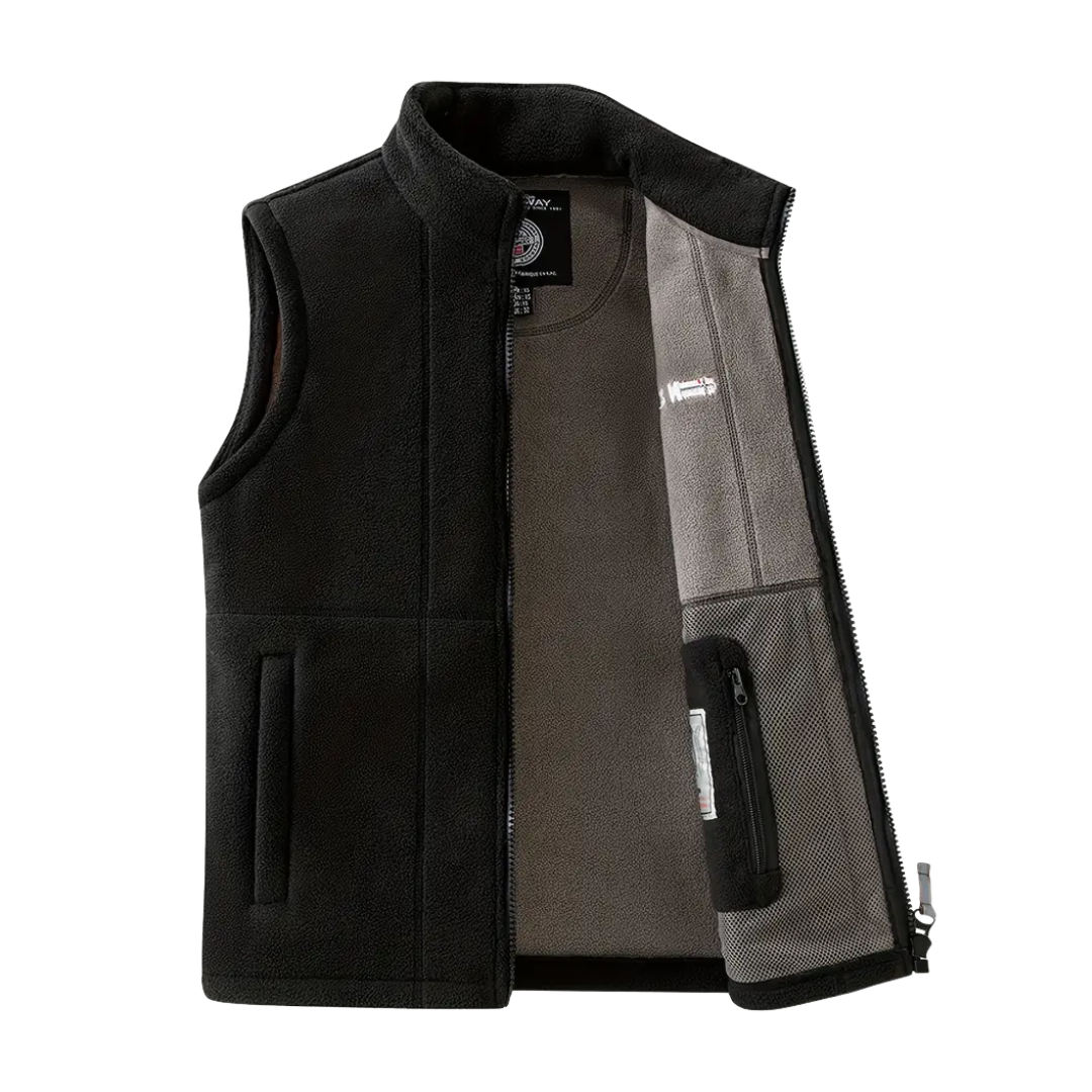 Herre Fleece Outdoor Bodywarmer – Foret – Efterår/Vinter