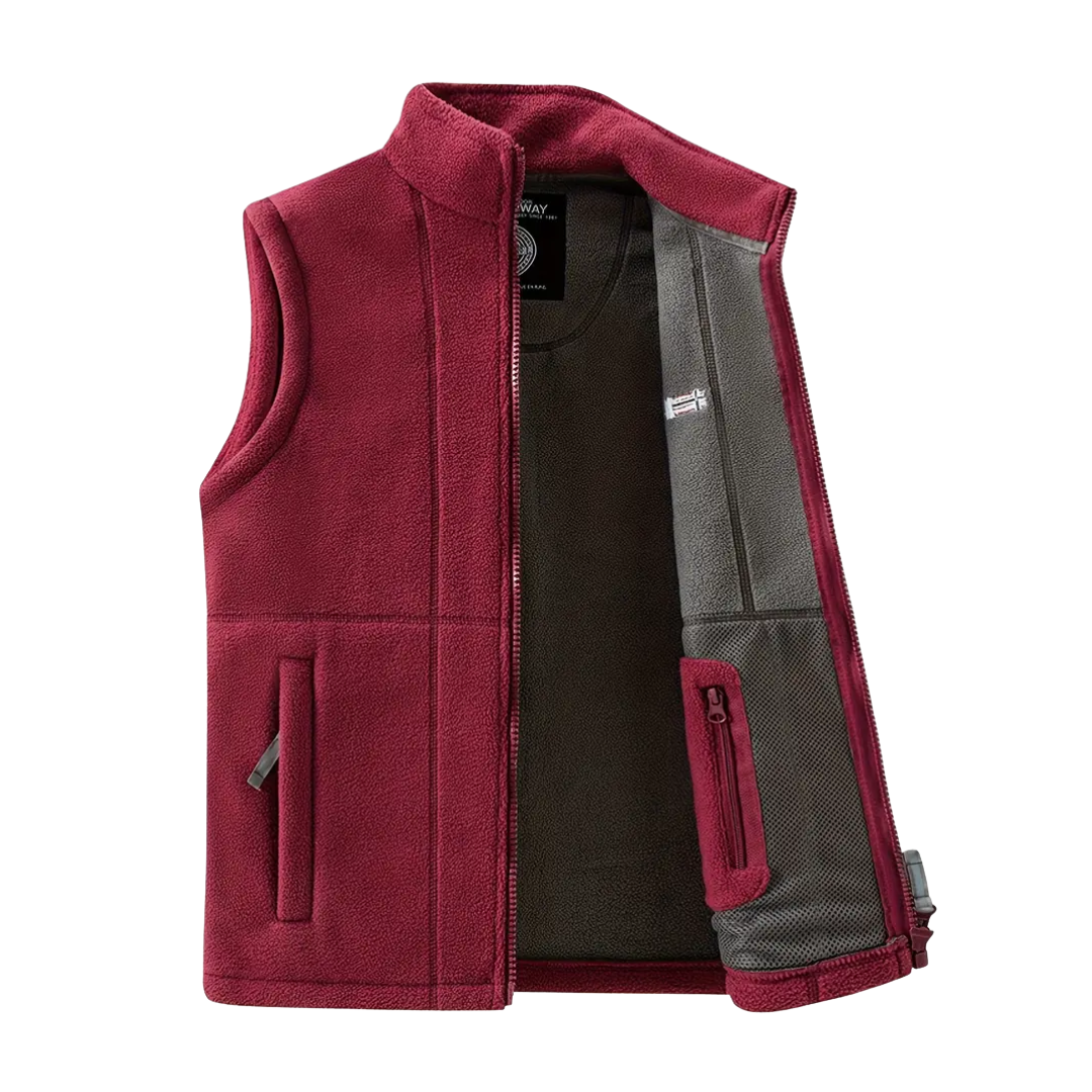 Herre Fleece Outdoor Bodywarmer – Foret – Efterår/Vinter
