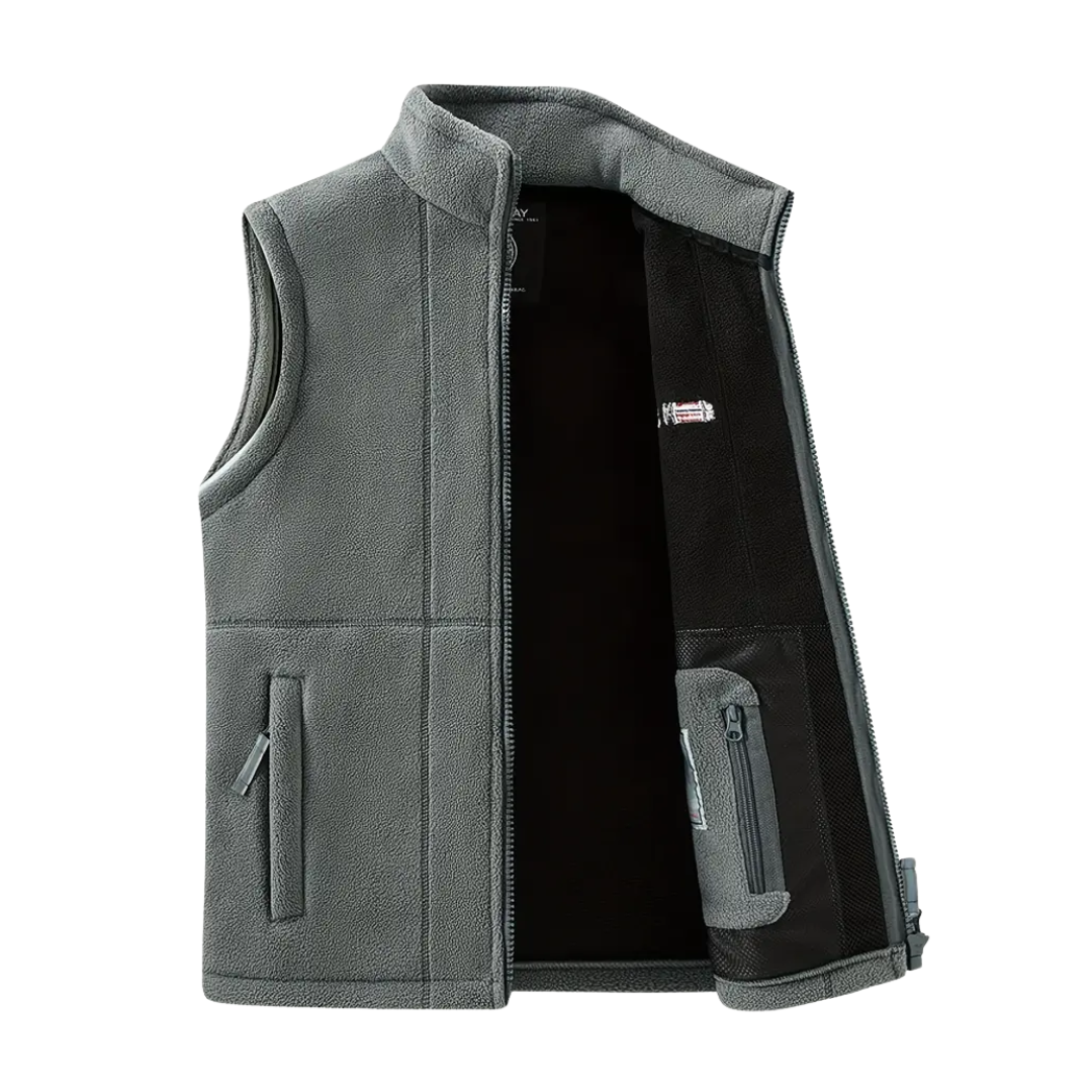 Herre Fleece Outdoor Bodywarmer – Foret – Efterår/Vinter