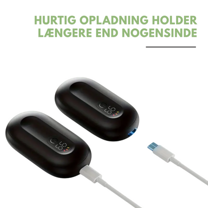 Oppladbare Håndvarmere – 2-i-1 Magnetisk – USB Oppladbar