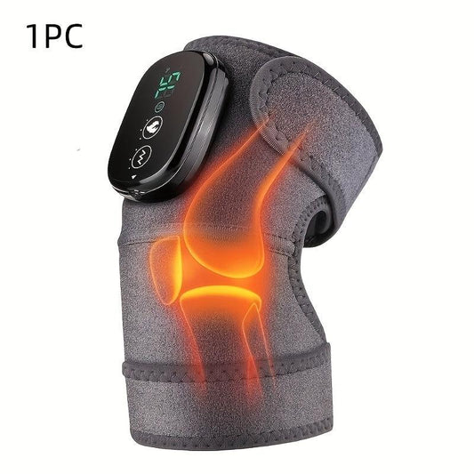 Knæ massageapparat med varme og vibration