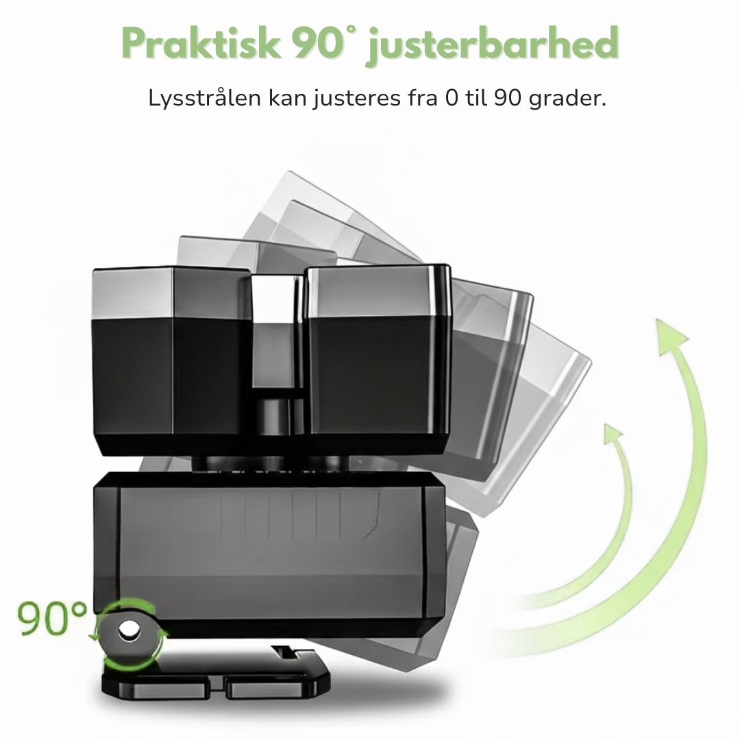 USB 5-LED pandelampe – 800 lumen – genopladelig